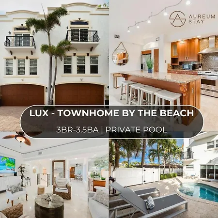Beachside Luxury Private Townhome With Pool And Ocean Views